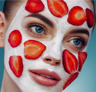 strawberry face mask